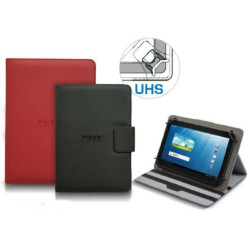 Housse Tablette Port Etui à rabat Muskoka noir universel pour tablette 10,1"