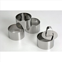 Lot de 4 cercles à mousse 7.5 cm + poussoir
