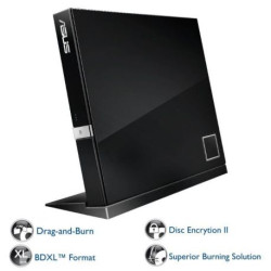 ASUS SBC-06D2X-U Blu-ray Kombolaufwerk USB 2.0 Schwarz Retail