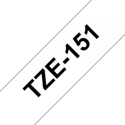 Brother TZE-Schriftbandkassette TZESchriftbandkassette TZe-151 TZe151 Transparent Black (TZE151)