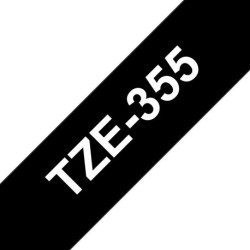 Brother TZE-Schriftbandkassette TZESchriftbandkassette TZe-355 TZe355 Black White (TZE355)
