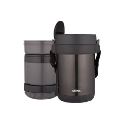 Porte-aliments Inox à 3 compartiments