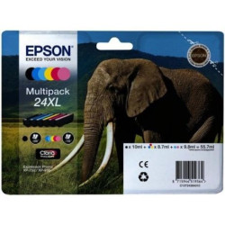 Epson C13T24384011 Druckerpatrone Multipack 24XL (BK, C, M, Y, HM, HC)