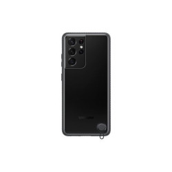 Coque et étui téléphone mobile Samsung Coque Clear Protective S21 ULTRA Noir