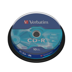 CD vierge Verbatim CD-R 80 min x 10