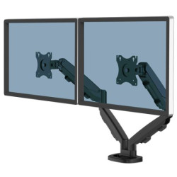 Fellowes Bras porte-écrans double Eppa - Noir