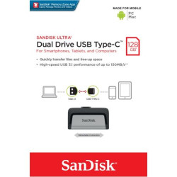 SanDisk Ultra Dual Drive USB Type-C 128 GB (USB Type-C & Type-A)