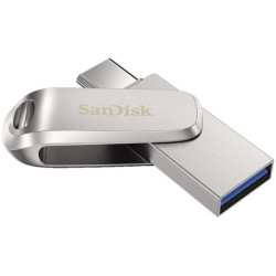 Clé USB 3.1 Type C 256 Go SanDisk Ultra Luxe Argent
