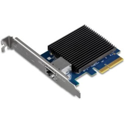 TRENDnet TEG-10GECTX Carte réseau Interne Ethernet 10000 Mbit/s Vert, Gris One Size