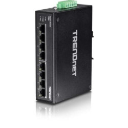 TRENDnet TI-G80 commutateur réseau Non-géré L2 Gigabit Ethernet (10/100/1000) Noir