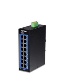TRENDnet TI-G642i Commutateur Industriel Gigabit L2 sur Rail DIN géré à 6 Ports, 4 Ports Gigabit, 2 emplacements