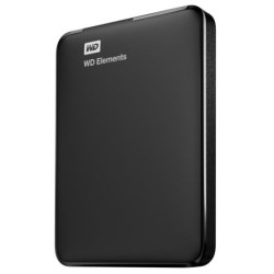 Disque Dur WD Elements, 2 To, Noir