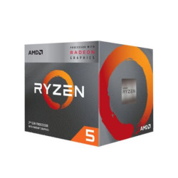AMD Ryzen 5 3400G Processeur (4C / 8T, 6 Mo de mémoire cache, 4,2 GHz Max Boost) avec ...