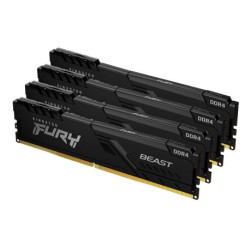 128GB (4x32GB) KINGSTON FURY Beast DDR4-3200 CL16 RAM Gaming Arbeitsspeicher Kit
