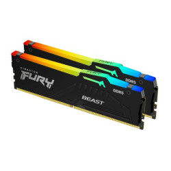 64GB (2x32GB) KINGSTON FURY Beast RGB DDR5-5200 CL40 RAM Gaming Arbeitssp. Kit