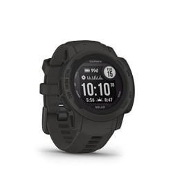 Garmin Instinct 2s, Solar Graphite - Montre GPS Solaire Robuste et connectée - Boîtier 40 mm