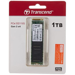 Transcend SSD interne 1 To M.2 PCIe NVMe - 2280 - 3D NAND - MTE110S - TS1TMTE110S