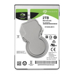SEAGATE - Disque dur Interne - BarraCuda - 2To - 5 400 tr/min - 2.5` (ST2000LM015)