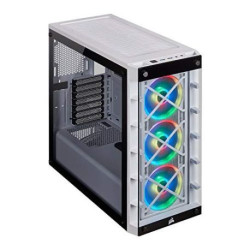 Corsair iCUE 465X RGB Boîtier gaming Moyen-Tour ATX en Verre Trempé (Panneaux Avant et latéral en Verre Trempé,