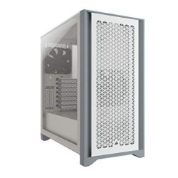 Corsair 4000D Airflow Boîtier ATX Moyen Tour en Verre Trempé (Panneau Avant à Flux d’air Élevé, Panneau