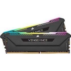 Mémoire de Bureau Corsair Vengeance RGB Pro SL 16 Go (2x8 Go) DDR4 3600 (PC4-28800) C18 1,35 V - Noire