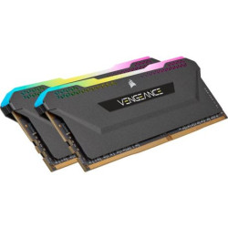 Corsair Vengeance PRO SL Schwarz 32GB DDR4 K2 3600-18, CMH32GX4M2D3600C18