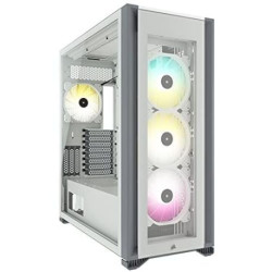 Corsair iCUE 7000X RGB Boîtier Intelligent PC ATX Grande Tour (Trois Panneaux en Verre Trempé, Quatre