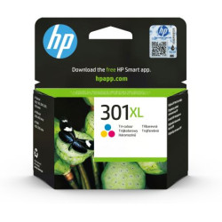 HP CH564EE / 301XL Original Druckerpatrone Farbig (Cyan, Magenta, Gelb)