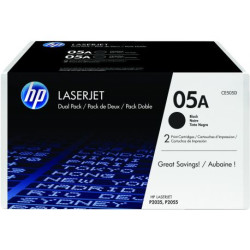 HP (CE505D) No 05A HP05A HP 05A Dual Pack Black Schwarz Cartridge (CE505D)
