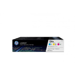 Toner HP LaserJet 126A - 3 Couleurs (CF341A)