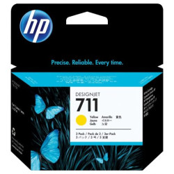 HP CZ136A 3x original Druckerpatrone 711 gelb