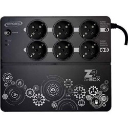 Onduleur Z3 ZenBox EX 500 VA, 3 prises secourues, 3 prises protégées