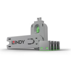 Lindy USB Port Schloss (4 Stück) ,