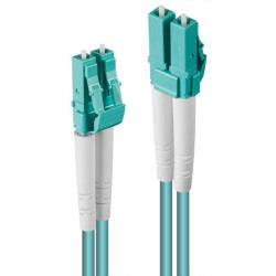 Lindy 46406 câble de fibre optique 200 m LC OM3 Turquoise