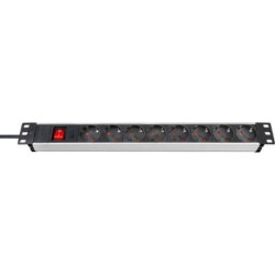Brennenstuhl Steckdosenleiste Alu-Line 48,3cm 8x 2m Schal