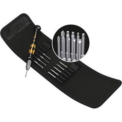 Wera Kraftform Kompakt Micro-Set ESD/11 SB 05073670001 Poche pliante avec Embouts de 44 mm long/Porte-embouts Jeu