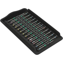 Wera 05134000001 Kraftform Micro Big Pack 1 Jeu de Tournevis, Noir/Vert