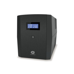 Conceptronic ZEUS04EM 2200VA 1320 W Onduleur 3 Prises IEC 2 Prises Schuko