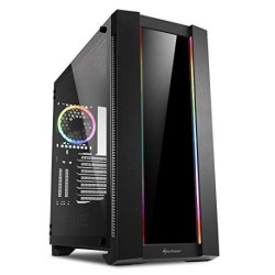 Sharkoon Elite Shark CA200G, boîtier PC, ARGB, contrôle RGB 8 fois, intégration graphique classique et verticale