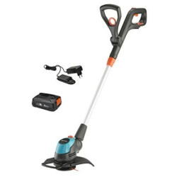 Set coupe-bordures-haie ss fil EasyCut 23/18 V P4A Gardenai : Débroussailleuse cercle coupe 230 mm, poignée