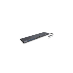 ICY BOX 11x USB-C DockingStation, 4K HDMI, Mini DisplayPort, VGA, LAN, PowerDelivery, 3...
