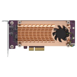QNAP QM2 Card QM2-2P-244A Dual-M.2-22110/2280-PCIe-SSD Erweiterungskarte