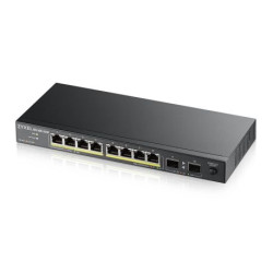 ZyXEL GS1100-10HP v2 10-Port unmanaged 8x Gigabit, 2x Fiber Uplink, 120W PoE+