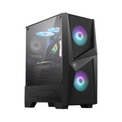 MSI MAG Forge 100R Cristal Templado USB 3.2 ARGB Negra