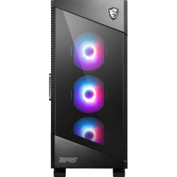 MSI MPG Velox 100R MIDI Tower Gaming Gehäuse, Echtglas Seitenfenster RGB Schwarz