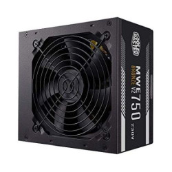 Cooler Master MWE 750 Bronze 230V V2, Bloc Alimentation PC 80 PLUS Bronze, Ventilateur HDB Sensible à la