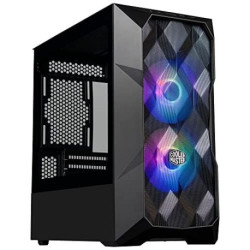 Cooler Master TD300 Mesh, Micro-ATX Gehäuse, ARGB, Tempered Glass - schwarz
