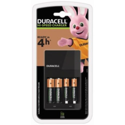 Chargeur de piles Duracell Chargeur 4H de 4 piles AA/AAA