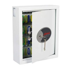 Phoenix KS0032K Cygnus Armoire à clés 48 clés avec fente et anneaux Blanc 360 x 300 ...