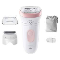 Braun Silk-épil 7 7-030 40 pince(s) Rose, Blanc